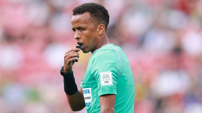 He was denied entry to the US for the World Cup. Now, Somali referee Omar Artan has made history