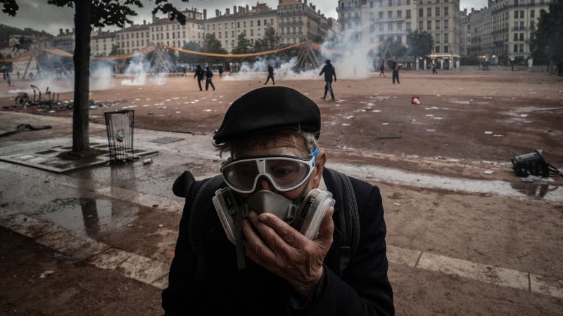 Half a million protesters sweep France in major show of youth unrest