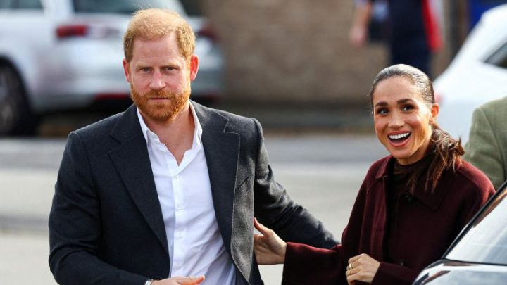 Harry and Meghan make first joint appearance since returning to the UK