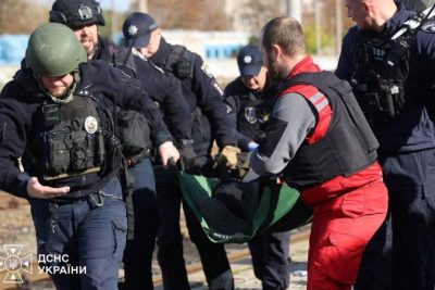 Russia strikes Dnipro train station in central Ukraine, killing 14