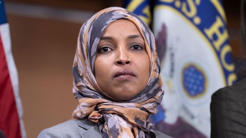 Rep. Ilhan Omar responds after federal officers search her home