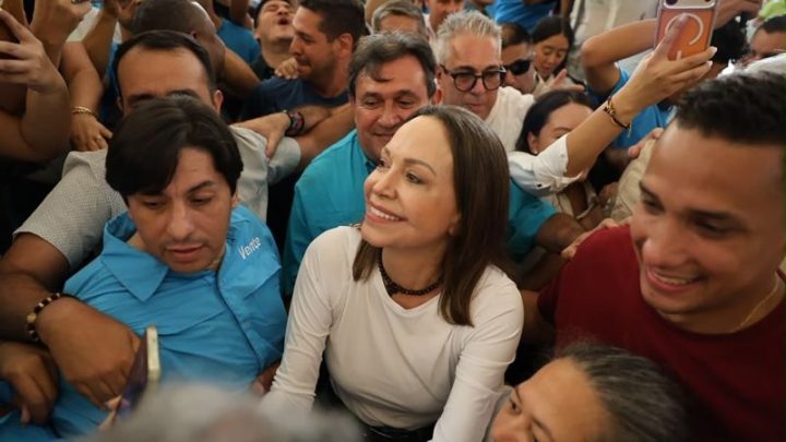 Opposition leader María Corina Machado returns to Venezuela from exile