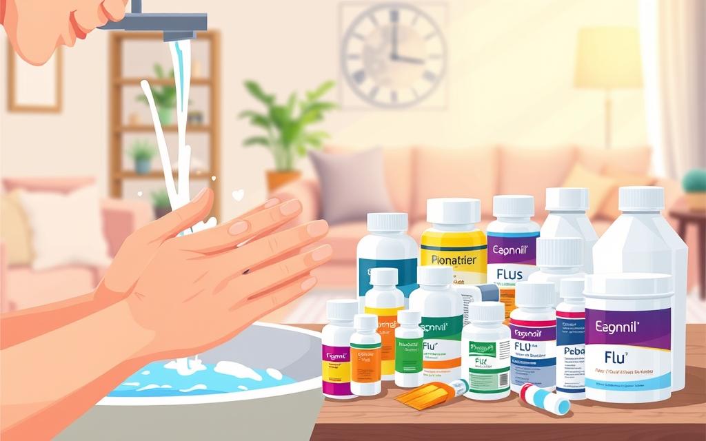 flu prevention and symptom management