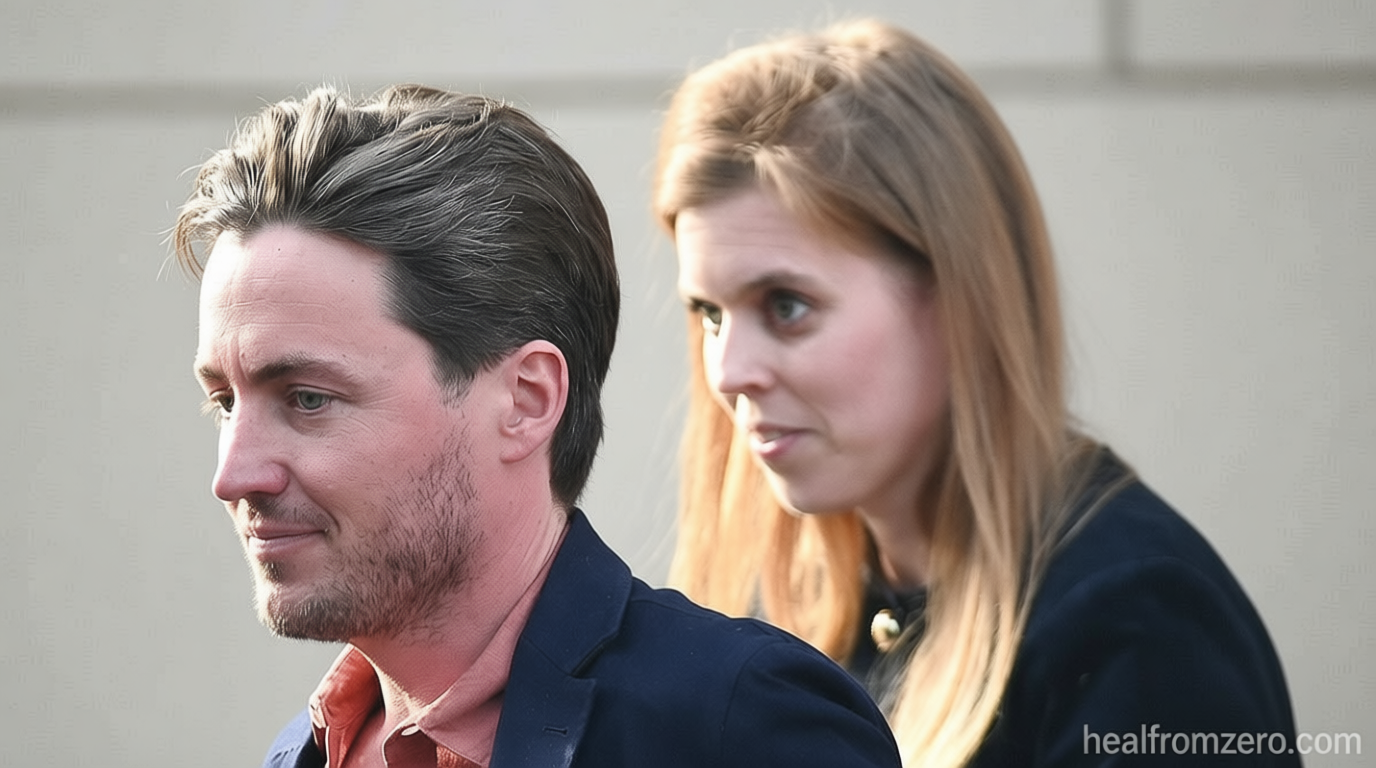 Princess Beatrice puts on united front with husband Edo during lunch out amid fears her ‘marriage is in trouble’ in wake of Epstein scandal