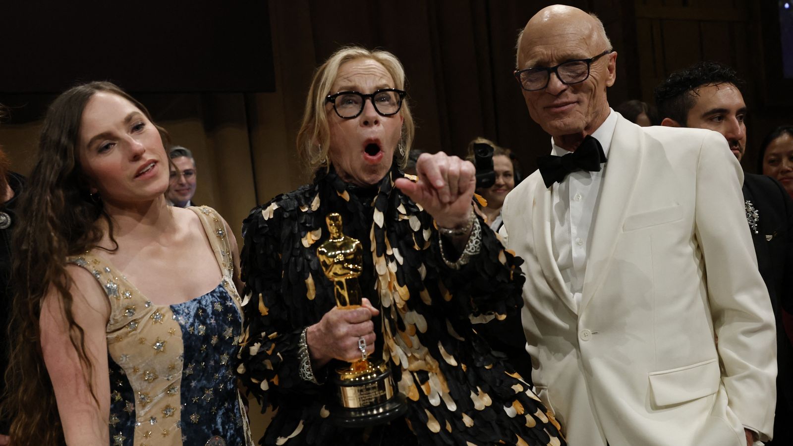 Inside the Oscars winners’ room: Standing ovations, party plans, and media bingo