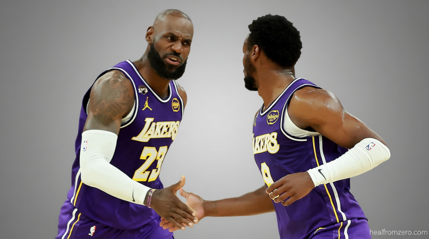 Bronny James sets up father LeBron in Lakers win