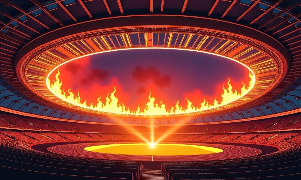 Watch: Fire damages roof of Rio’s Olympic velodrome