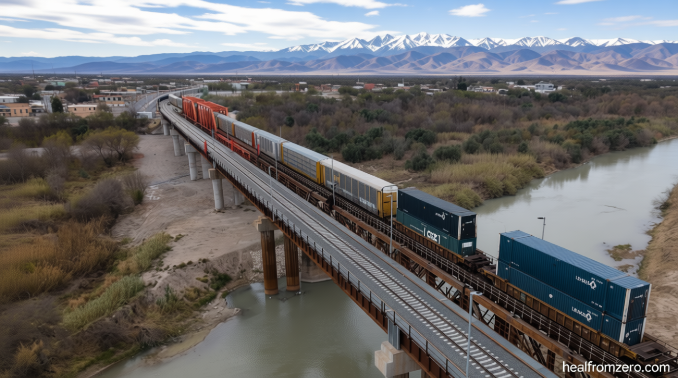 Heat stroke is suspected among 6 found dead in a shipping container at a rail yard near Texas border