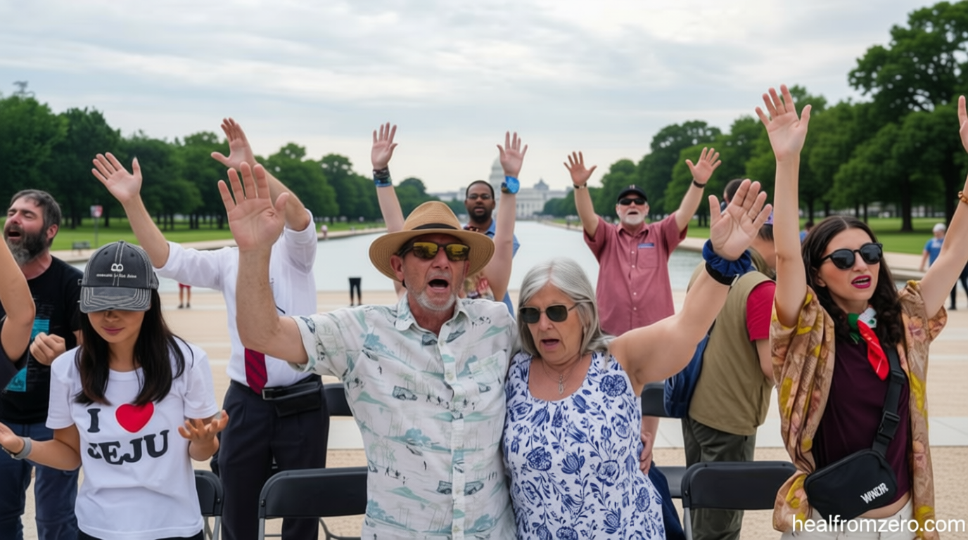 National Mall prayer event sparks concern about Trump administration eroding the wall between church and state