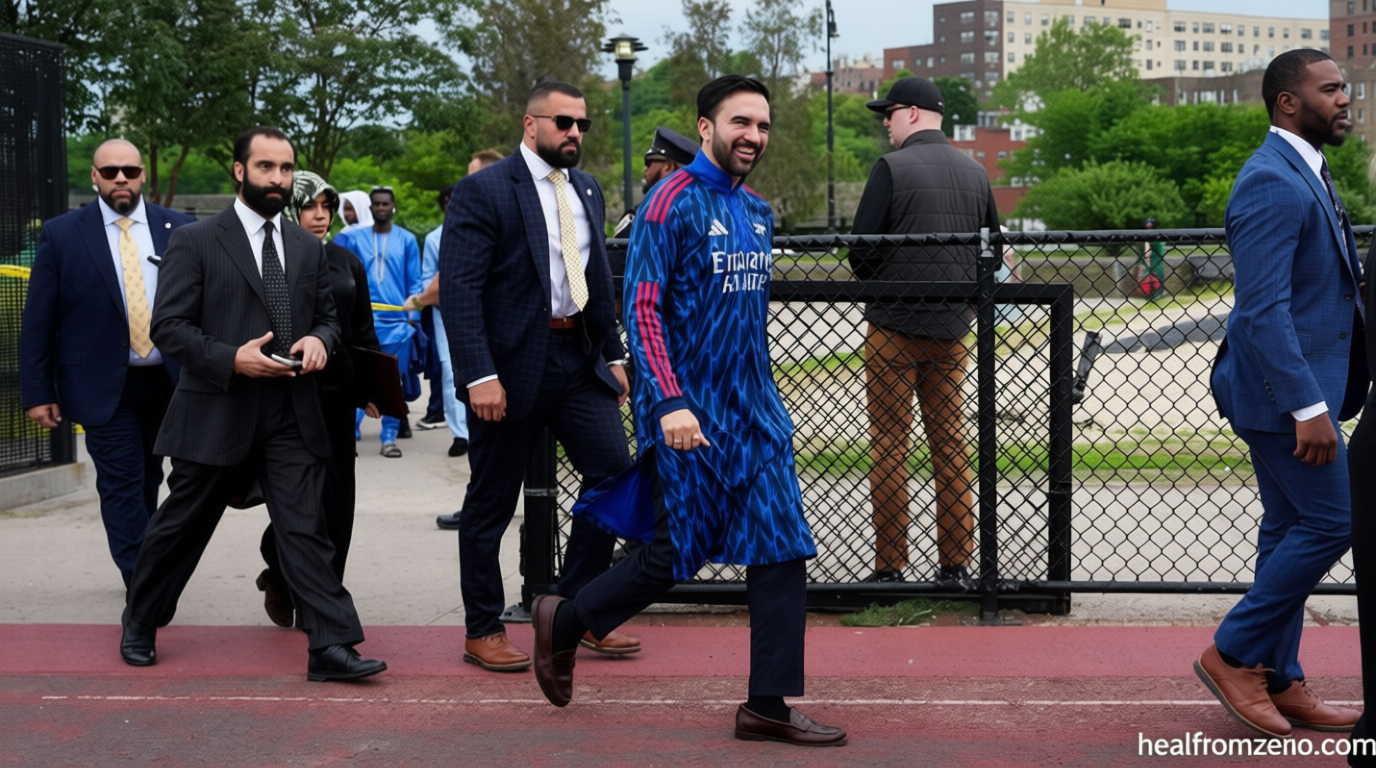 Look of the Week: New York City Mayor Zohran Mamdani celebrates Eid in an Arsenal-themed outfit