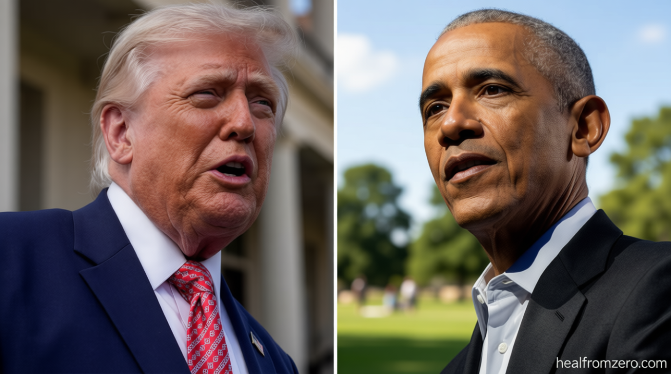In wild late-night posting spree, Trump attacks Obama with imaginary quote and false conspiracy theories