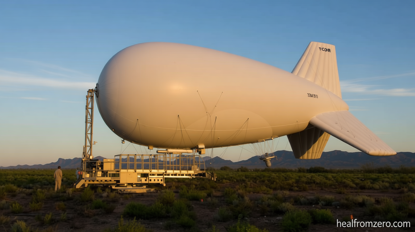 US military surveillance blimp supporting CBP is lost at the southern border, wreckage found in Mexico