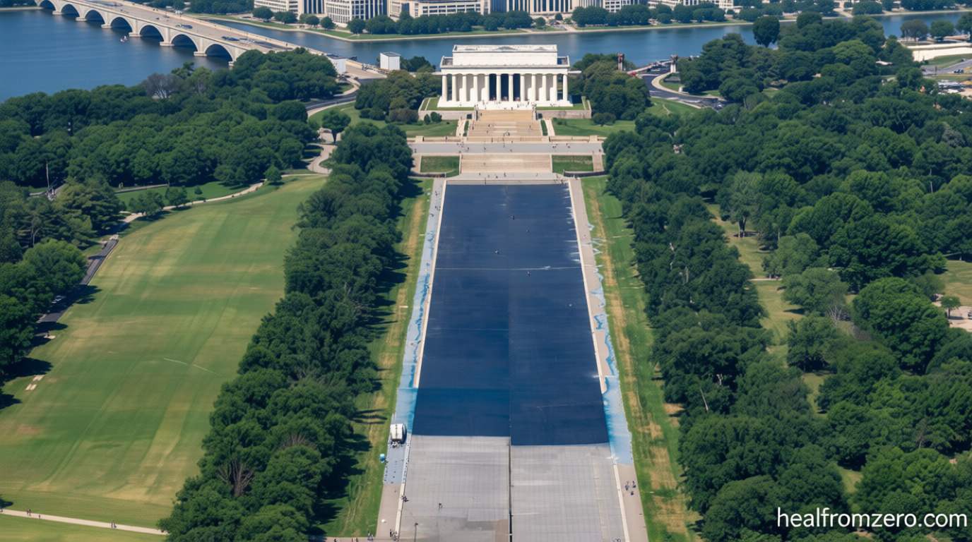 Trump ups Reflecting Pool renovation projections to ‘less than $20 million’ amid court fight