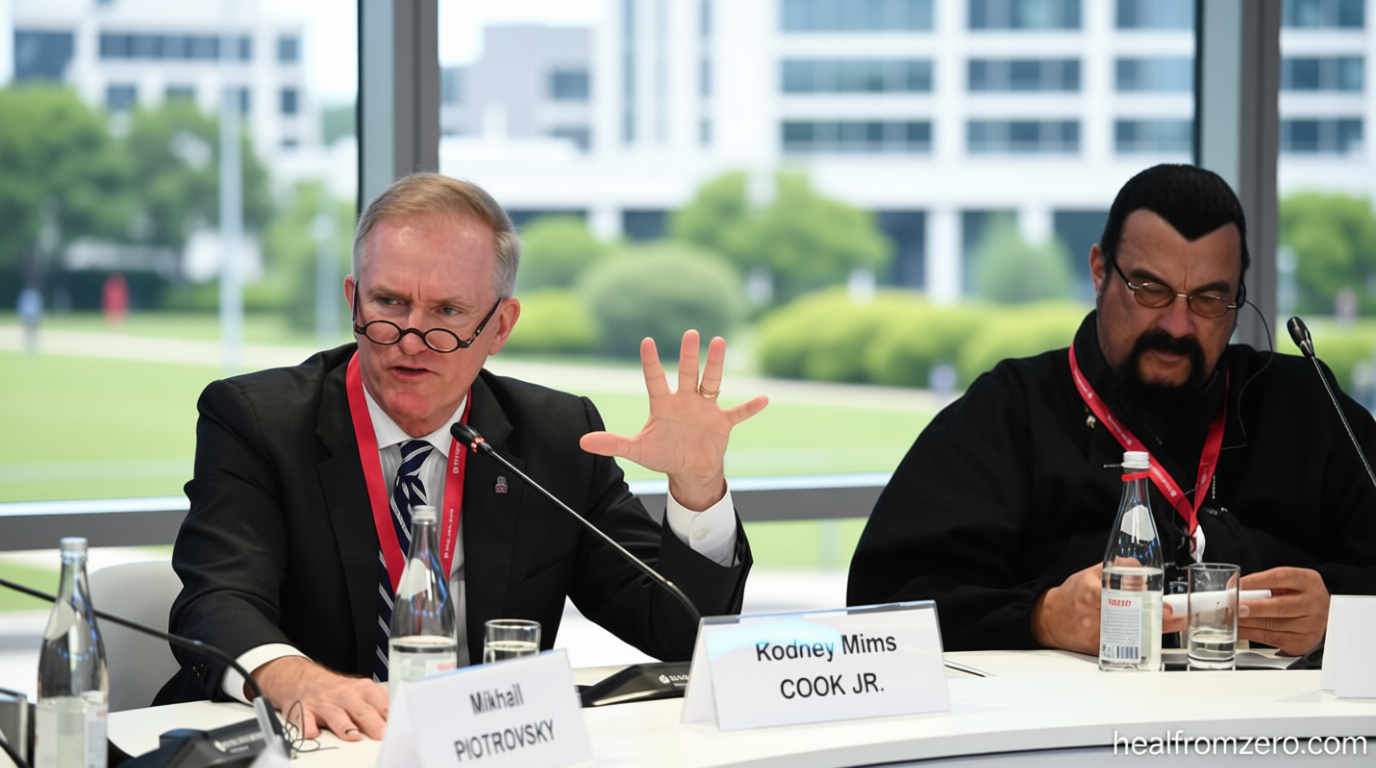 Steven Seagal, Candace Owens and Trump’s ballroom commissioner appear at Russia’s top economic forum