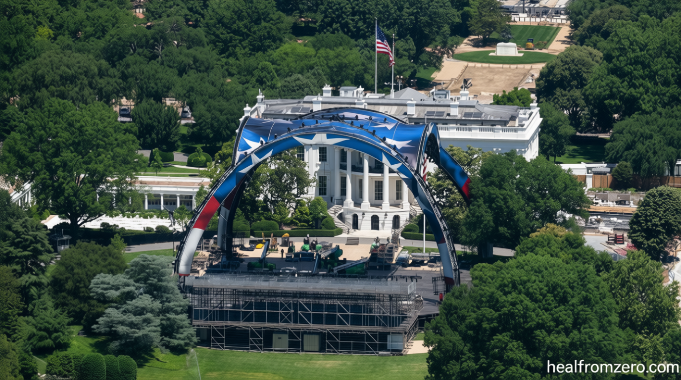 Trump suggests he won’t take down UFC ‘Claw’ on White House lawn