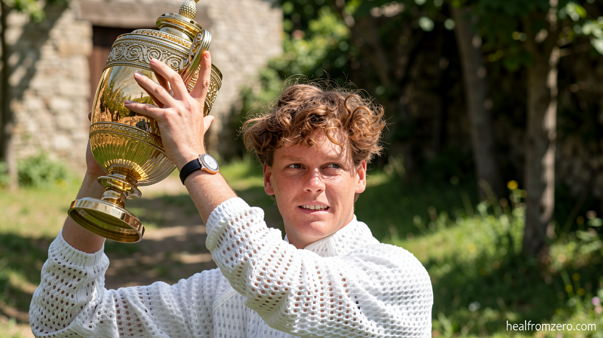 World No. 1 Jannik Sinner defends Wimbledon title with win over Alexander Zverev