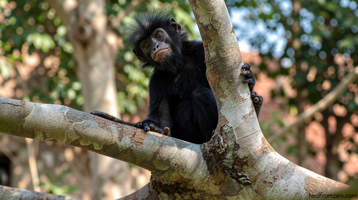 Monkey with orange lips identified as newfound species