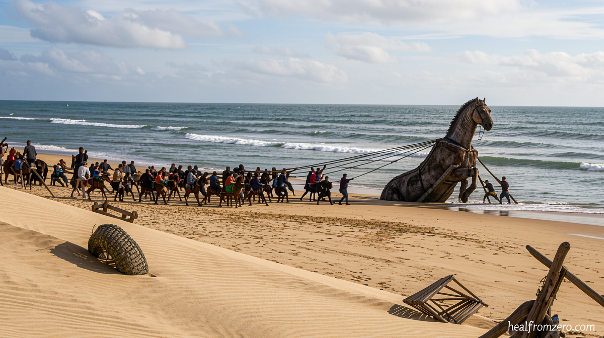 What makes the Trojan Horse sequence in ‘The Odyssey’ so incredible