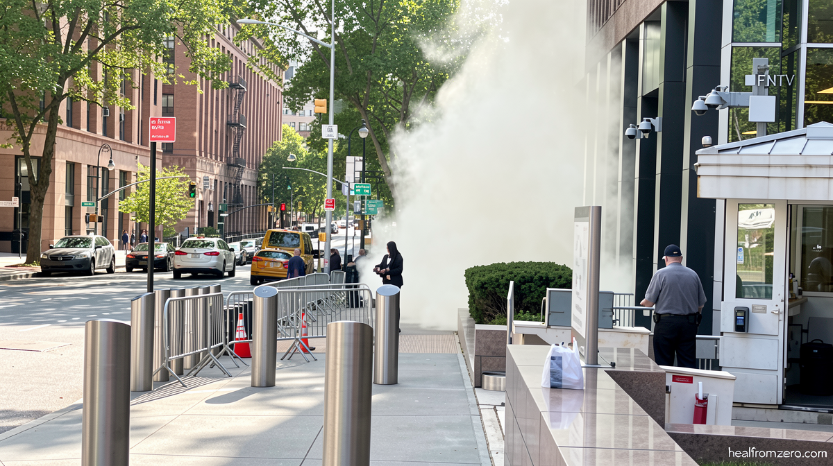 Man accused of throwing incendiary device at NYC federal building carried anti-ICE material, sources say