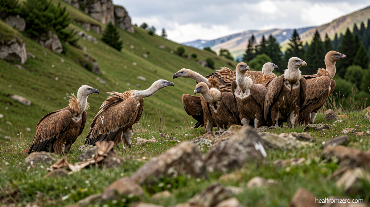 Nature’s cleanup crew: Stunning photos show vultures in a different light