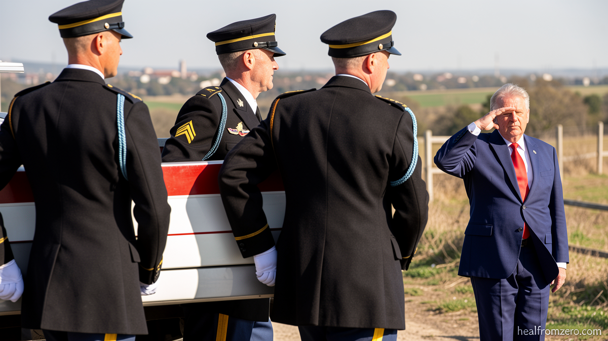 Trump greets the fallen as he faces a decision point on Iran
