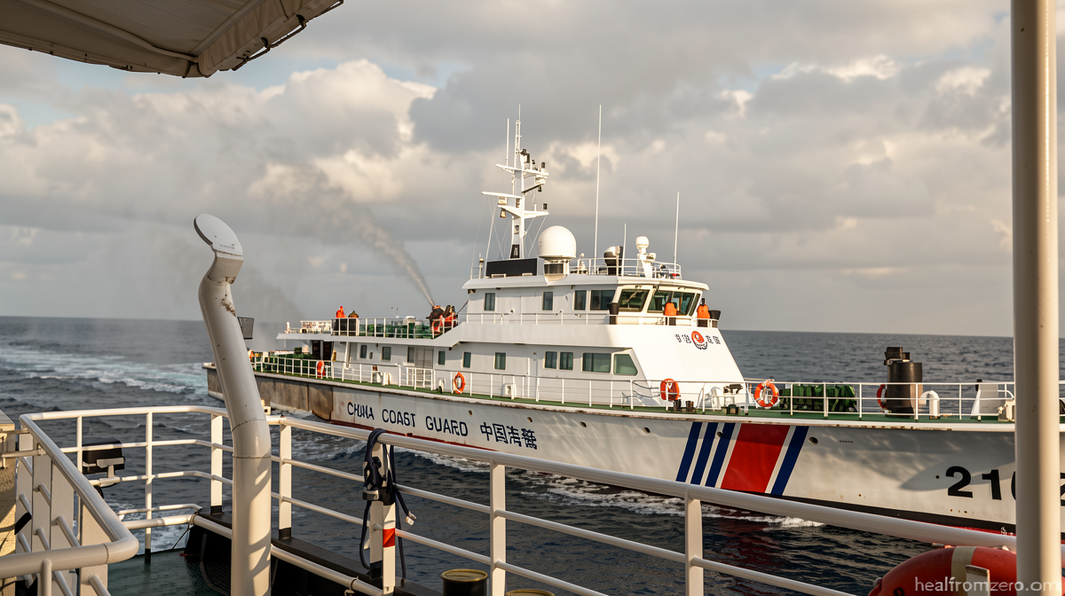 Chinese ship shoots water cannon at Philippine vessel with CNN crew on board near flashpoint shoal