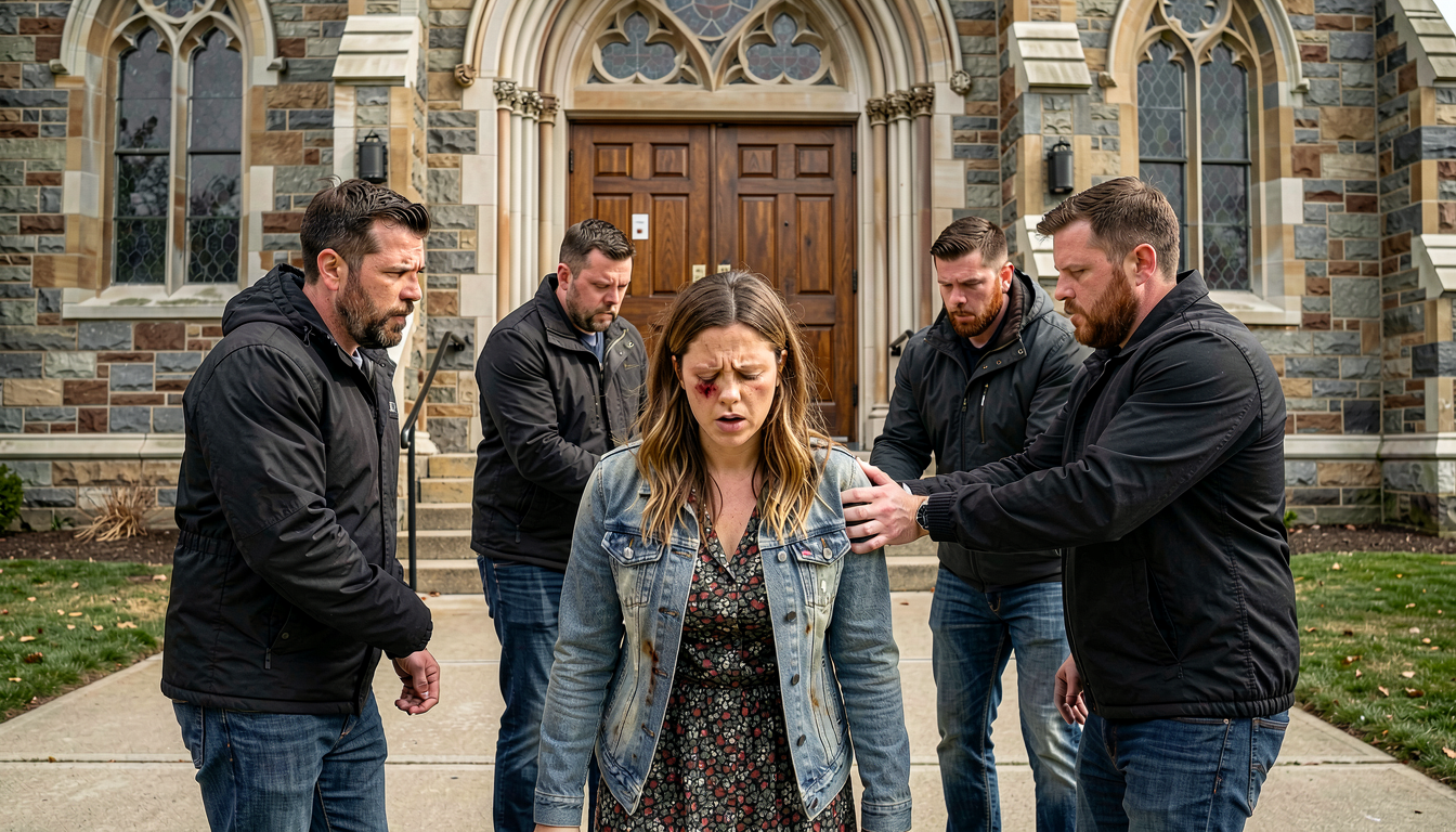 Woman raped by several men outside church