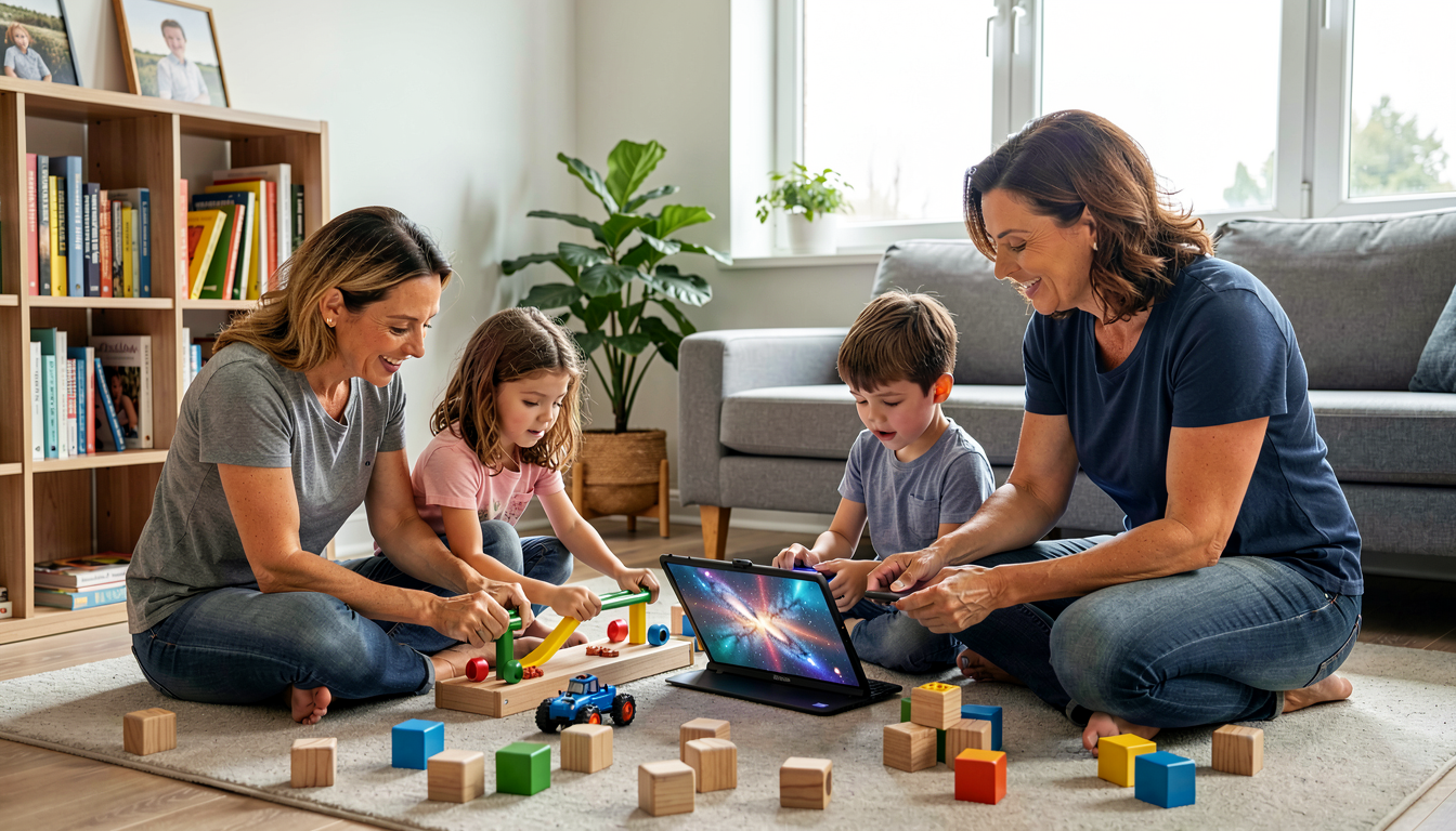 The parents using play to stop children getting ‘trapped’ by screens