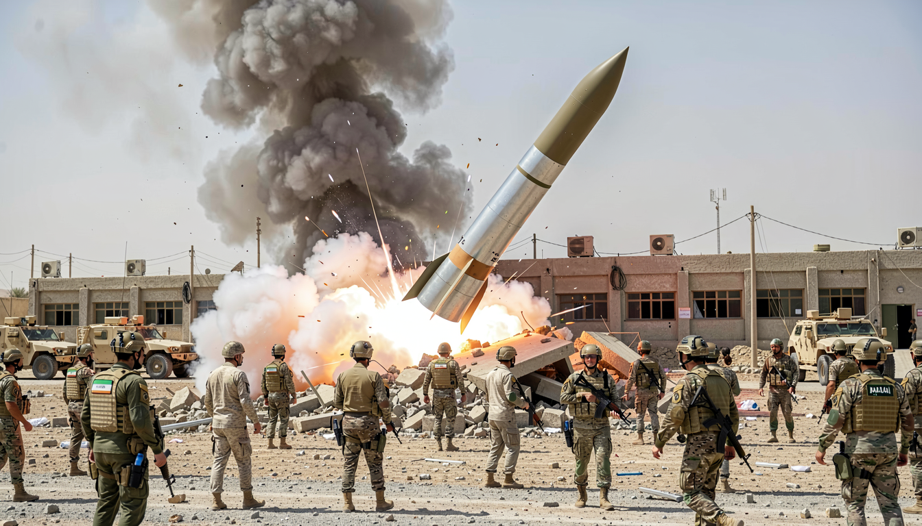 US missile hit military base near Iran school, video analysis shows