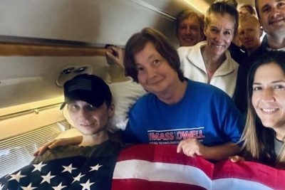 US Marine veteran Robert Gilman arrives in US after release from detention in Russia