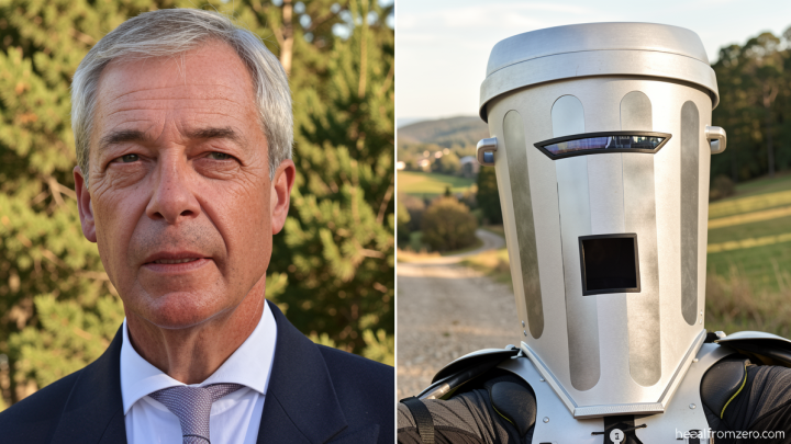 Nigel Farage wins election in which his main rival was a trash can
