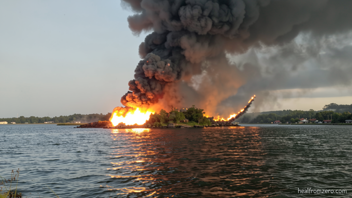 Mysterious bomb-dropping drones sank their fishing boats, survivors say. Who was behind the attacks?