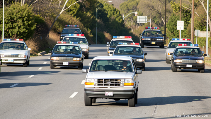How OJ Simpson’s infamous Bronco chase captured a changing era of US sports coverage in the 1990s