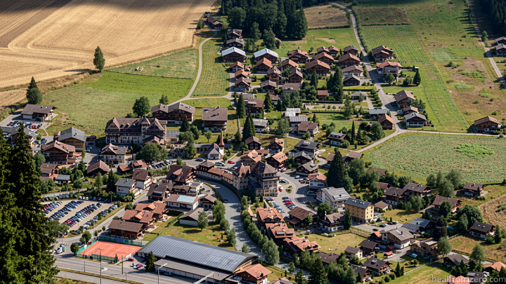 Looming rock collapse threatens Swiss village as thawing permafrost destabilizes the Alps