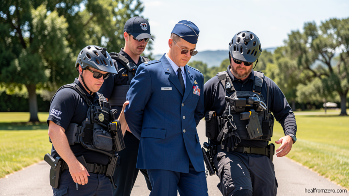 US airman arrested at Capitol after calling for Trump’s impeachment is detained again