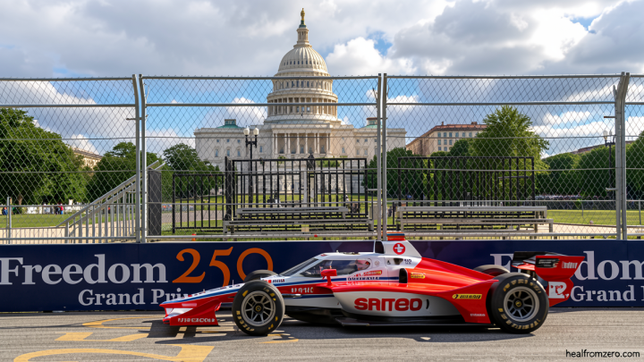Inside DC’s historic heart, an IndyCar race backed by Trump kicks into gear