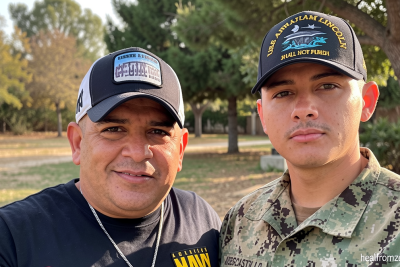 He was waiting for his son to return from the USS Lincoln. Then Border Patrol arrested him