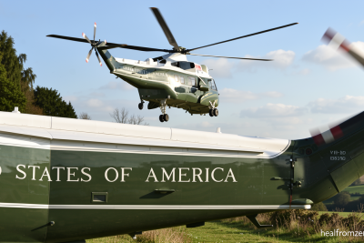 Report reveals communication issues before jet got too close to Trump’s Marine One — and role White House construction played