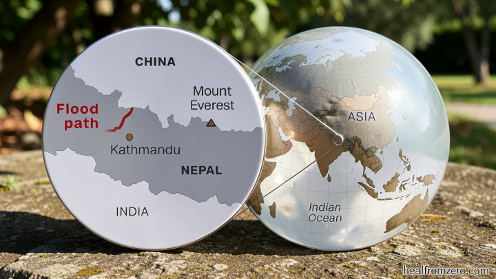 Landslides and floods have wreaked havoc in Nepal and China. Follow the river down the path of destruction.