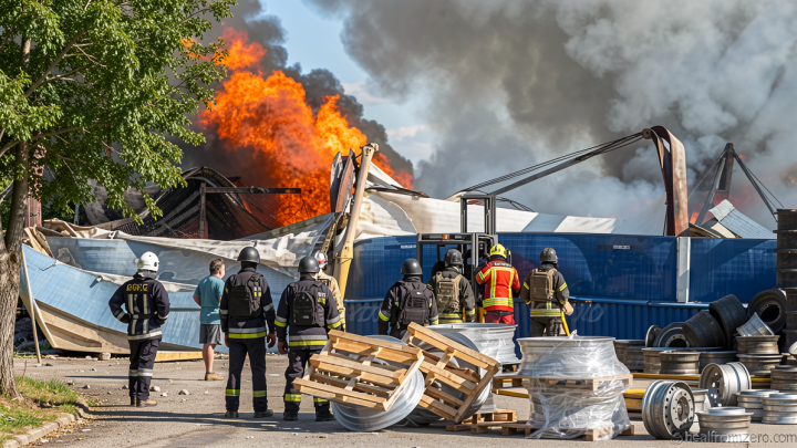 Russian attack on Ukrainian ammunition warehouse triggers waves of blasts, killing 37