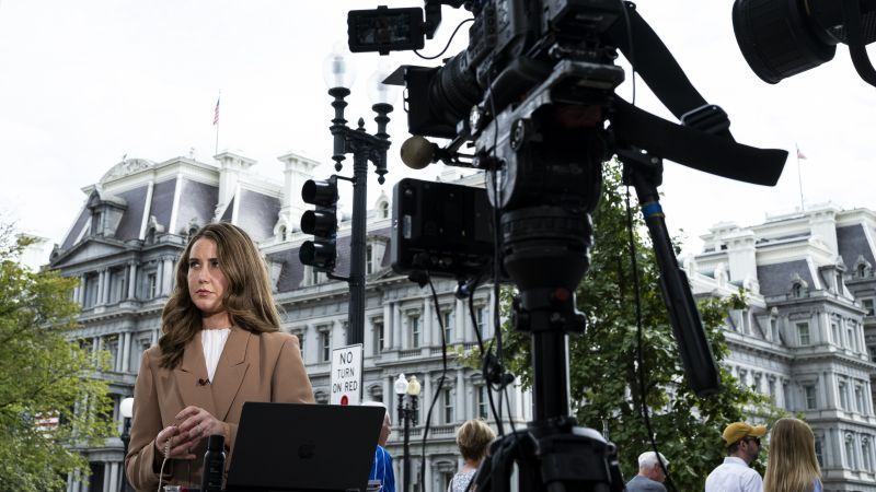 CNN, MS NOW and Politico to sue Trump administration over White House access